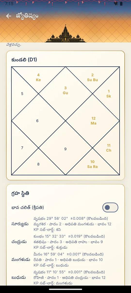 జ్యోతిష్యం